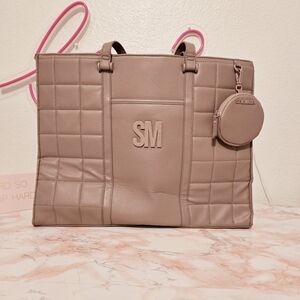 Lilac Steve Madden Quilted Tote